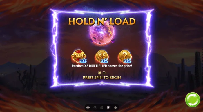 Colt Lightning Inferno bonus game