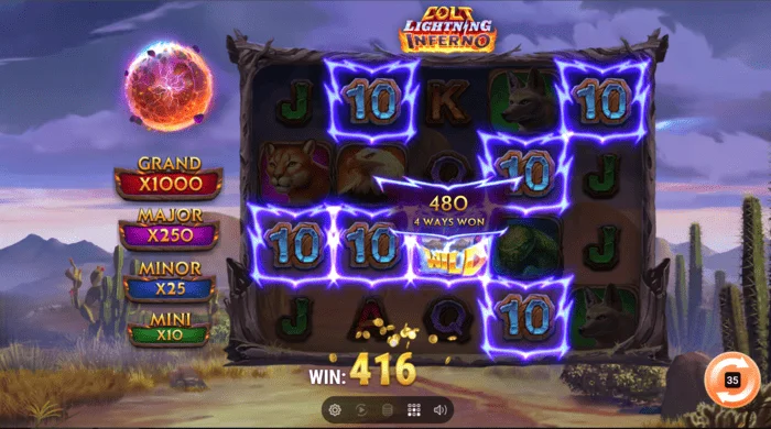 Colt Lightning Inferno win